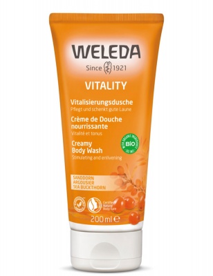 Weleda Vitality Sea Buckthorn Creamy Body Wash 200ml